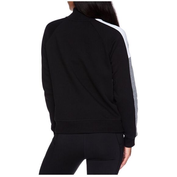 Reebok Color Block Fleece Turtleneck Sweatshirt, Half Zip - Picture 3 of 8